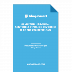 Solicitud Notarial: Divorcio Mutuo Acuerdo con Hijos y Separación de bienes