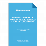 Demanda judicial de nulidad de matrimonio por estar casado anteriormente